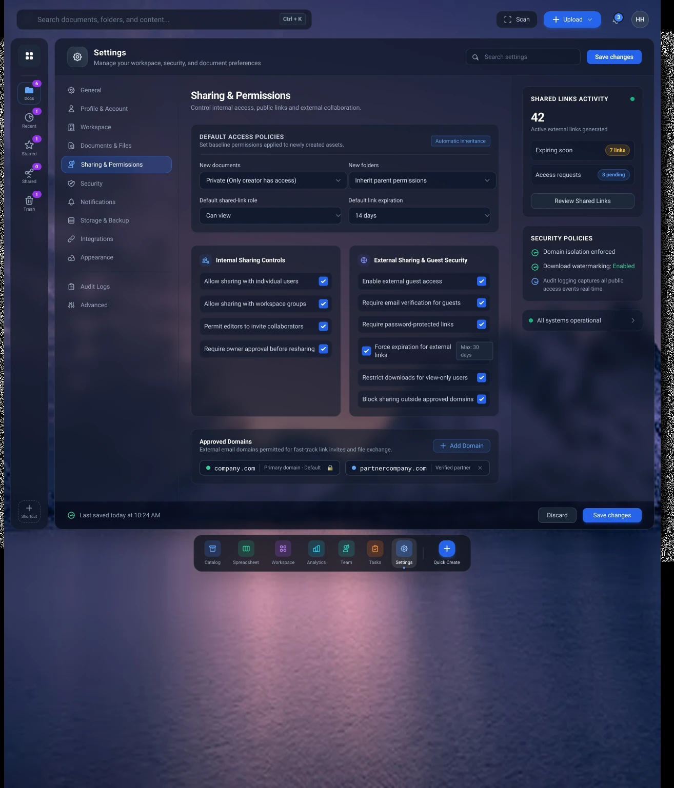 Sharing & Permissions