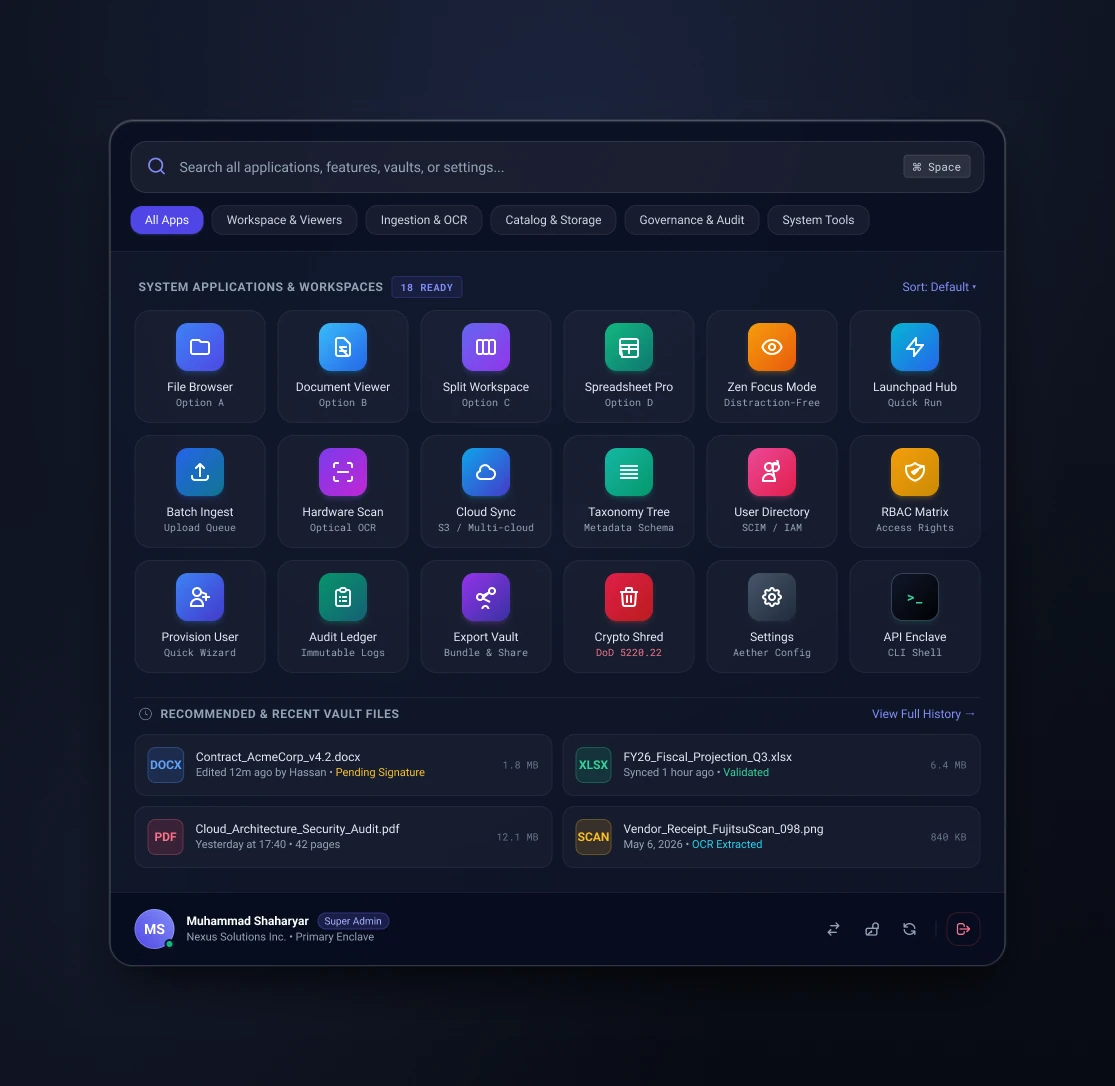 Application launcher