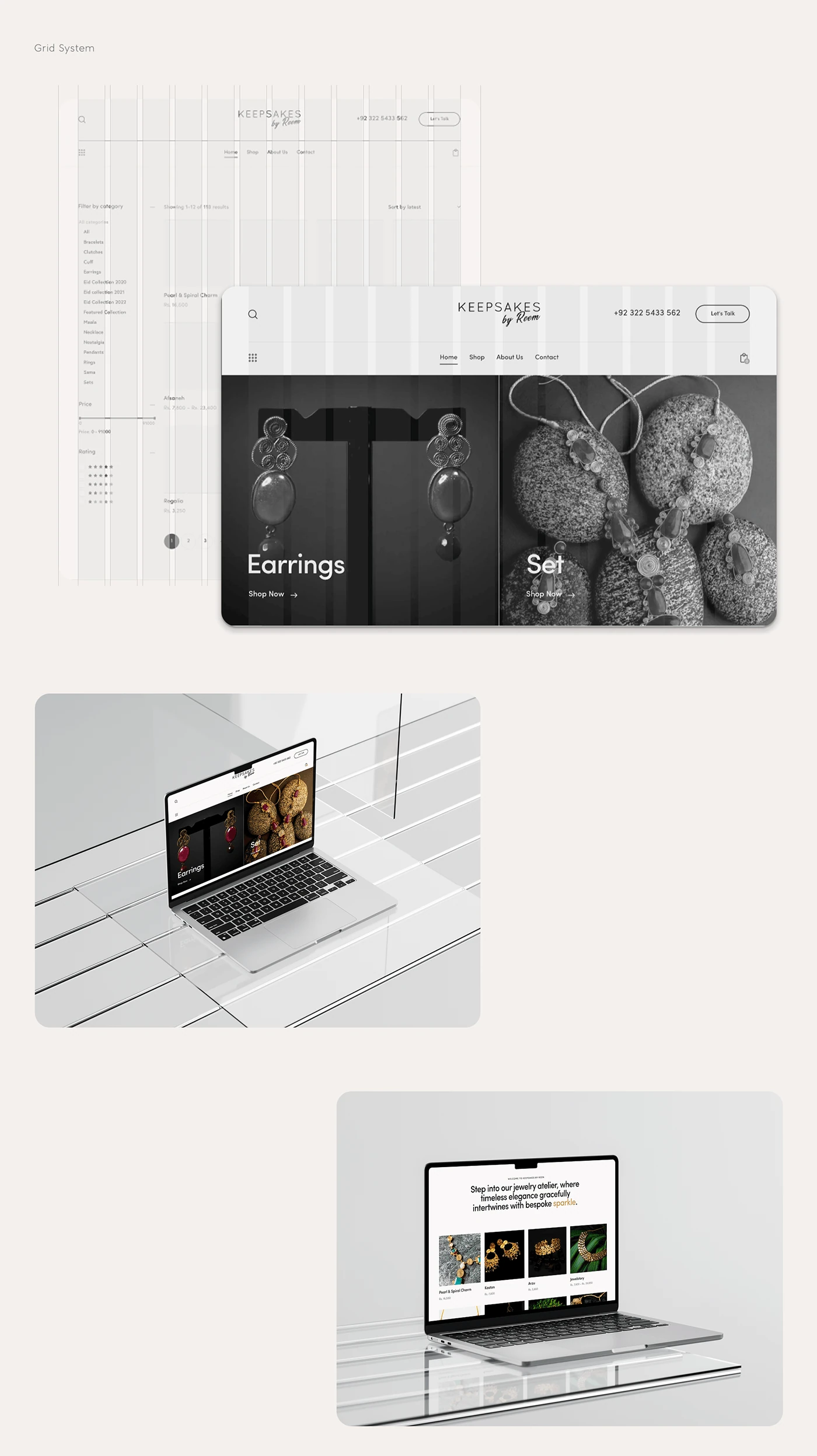 Desktop interface presentation