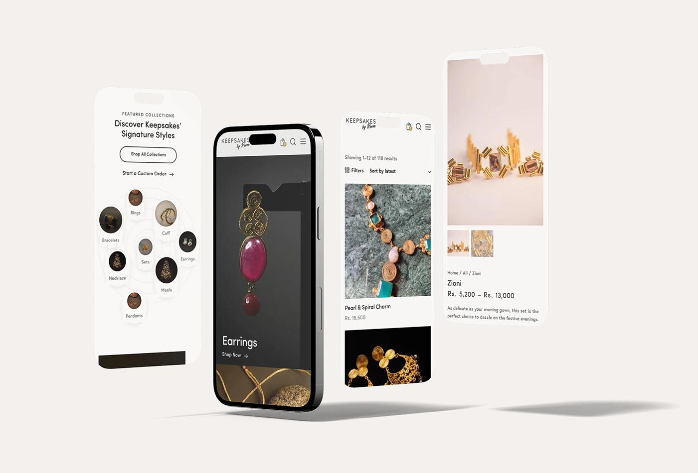 Mobile shopping presentation